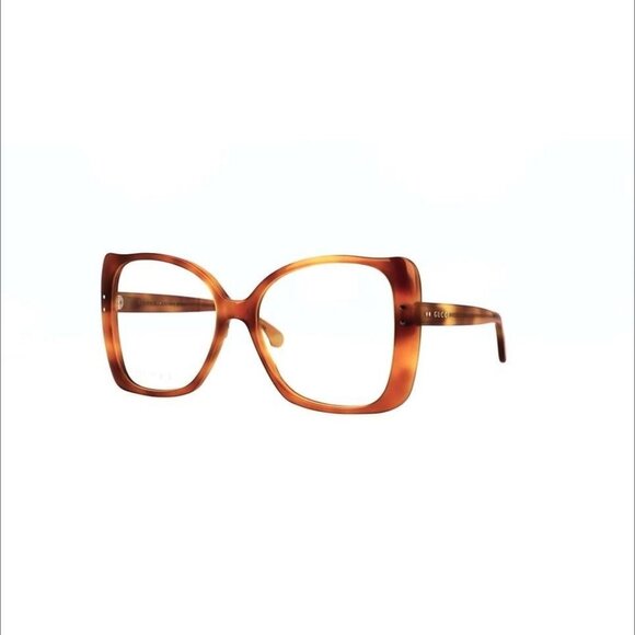 Gucci Womens Square/Rectangle Blue Blue Transparent Fashion Designer Eyewear - Picture 1 of 5